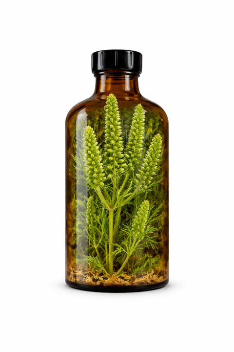 Ambrosia artemesiifolia - Common Ragweed Leaf & Flower