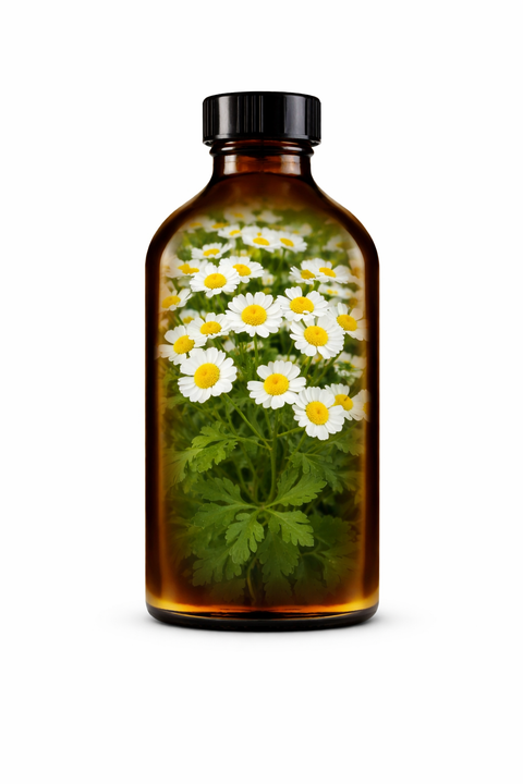 Tanacetum parthenium herba - Feverfew leaf & flower
