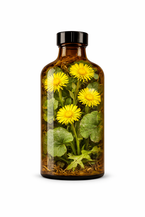 Tussilago farfara herba - Coltsfoot leaf & flower